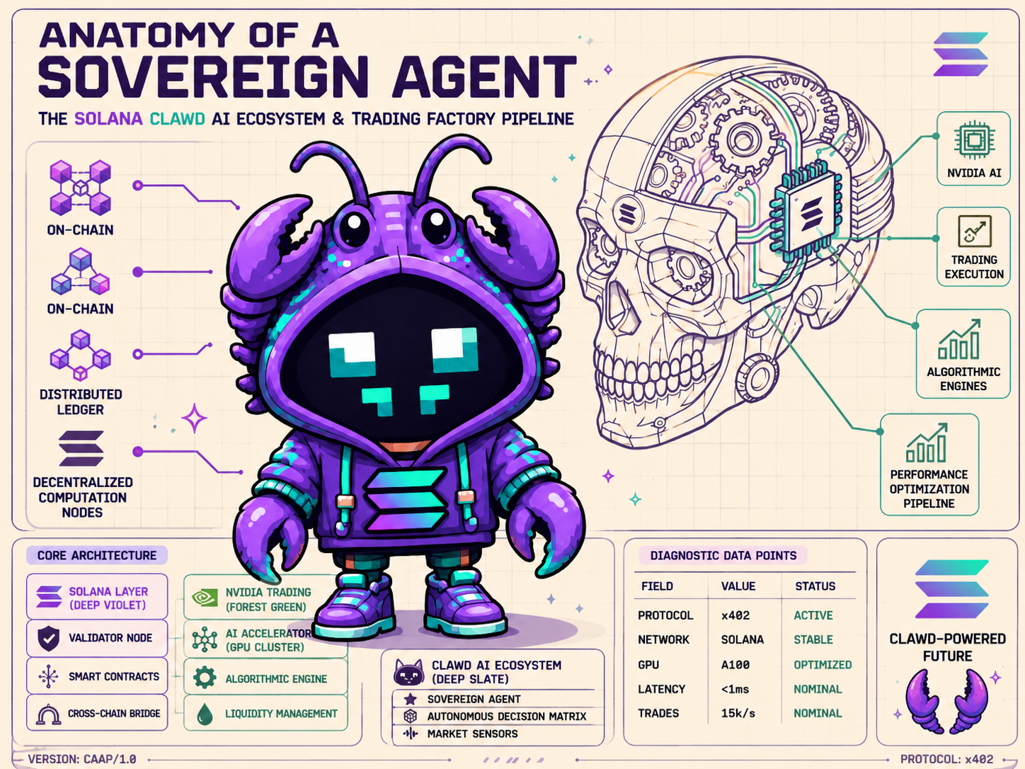 Anatomy of a Sovereign Agent infographic